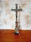 Altar Kruzifix aus Metall, 1890er 1