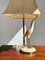 Lampada da tavolo fiorentina in ottone e resina, anni '70, Immagine 2