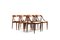 Esszimmerstühle aus Teak von Johannes Andersen für Uldum Møbelfabrik, 1950er, 6er Set 2