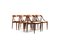 Teak Dining Chairs by Johannes Andersen for Uldum Møbelfabrik, 1950s, Set of 6 2