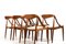 Chaises de Salle à Manger en Teck par Johannes Andersen pour Uldum Møbelfabrik, 1950s, Set de 6 4