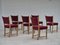 Danish Dinning Chairs in Oak Wood, 1970s, Set of 6 2