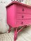 Vintage Pink Rattan Chest of Drawers, 1950s 28