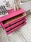 Vintage Pink Rattan Chest of Drawers, 1950s, Image 18