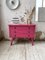 Vintage Pink Rattan Chest of Drawers, 1950s 40