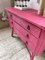 Vintage Pink Rattan Chest of Drawers, 1950s, Image 16