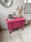 Vintage Pink Rattan Chest of Drawers, 1950s, Image 7