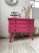 Vintage Pink Rattan Chest of Drawers, 1950s 8