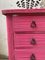 Vintage Pink Rattan Chest of Drawers, 1950s, Image 20
