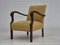 Dänischer Sessel aus Baumwoll- & Wollstoff, 1950er 16