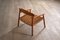 Easy Chair Mid-Century Minimalistic en Chêne et Corde de Papier, Finlande, 1950s 6