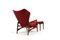 Set of Teak Cloud Master Reclinner Chair & Ottoman by Ib Kofod-Larsen, 1950s 8