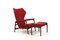 Set of Teak Cloud Master Reclinner Chair & Ottoman by Ib Kofod-Larsen, 1950s 5