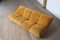 Vintage Papillon Sofas in Mustard Suede by Guido Rosati for Giovannetti, Italy, 1970s, Set of 2 15