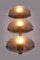Lámparas de pared italianas de cristal de Murano, años 60. Juego de 3, Imagen 3
