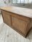 Vintage Double-Sided Oak Counter with Drawers, 1950s 56