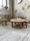 Circular Elm Coffee Table and Stools, 1950s, Set of 5 10