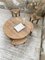 Tavolino da caffè circolare in olmo con sgabelli, anni '50, set di 5, Immagine 18