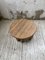 Circular Elm Coffee Table and Stools, 1950s, Set of 5, Image 44