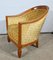 Art Deco Blond Mahogany Chairs, 1940, Set of 2 15