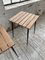 Moderne Tische aus Holz & Metall, 1950er, 2er Set 33