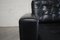 Vintage German Black Leather Sofa, 1960s, Image 30