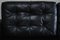 Vintage German Black Leather Sofa, 1960s, Image 8