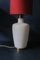 Mid-Century Floor Lamp in Glass with Tall Shade, 1960s, Image 5
