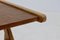 Tavolino scultoreo in teak bicolore e quercia bionda, anni '60, Immagine 2