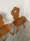 Mountain Chalet Stühle aus Eiche, 1950er, 4 . Set 10