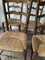 Vintage Oak and Straw Chairs, 1950s, Set of 5, Image 24