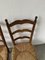 Vintage Oak and Straw Chairs, 1950s, Set of 5 7