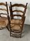 Vintage Oak and Straw Chairs, 1950s, Set of 5, Image 22