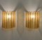 Lámparas de pared de cristal de Murano, años 70. Juego de 2, Imagen 2