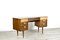 Walnut and Beech Concave Desk by Gunther Hoffstead for Uniflex, 1960s 1