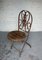 Metal Folding Chair with Wooden Seat 3