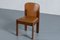 Vintage Brown Leather Dining Chairs Model 330 by Silvio Coppola for Bernini , Italy, 1970s, Set of 4 6