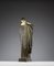 Lucienne Heuvelmans, Virgen con el niño Art Déco, años 20, bronce, Imagen 2