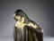 Lucienne Heuvelmans, Virgen con el niño Art Déco, años 20, bronce, Imagen 4