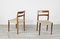 Vintage Swedish Teak Chairs by Nils Jonsson for Troeds, 1960s, Set of 4 5
