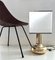 Italian Table Lamp with Square Acrylic Glass Lampshade from Lamper Milano, 1970s, Image 2