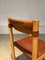Vintage Italian Leather and Beech Stick Chair attributed to Ibisco, 1970s, Image 7