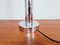 Lámpara de mesa tubular de metal cromado, años 70, Imagen 10