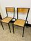 Vintage School Chairs from the Mullca, France, 1950s, Set of 2 6