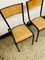 Vintage School Chairs from the Mullca, France, 1950s, Set of 2 2