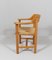 Dining Armchairs in Pine Wood and Papercord attributed to Rainer Daumiller, 1970s, Set of 4 3