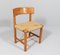 Dining Dining Chairs in Pine Wood and Papercord attributed to Rainer Daumiller, 1970s, Set of 2 6