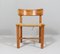 Dining Dining Chairs in Pine Wood and Papercord attributed to Rainer Daumiller, 1970s, Set of 2 5