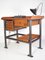 Industrial Mahogany Desk Work Table, Former Czechoslovakia, 1960s 2