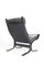 Siesta Leather Armchair with Armrests by Ingmar Relling for Westnofa, 1960s, Image 4